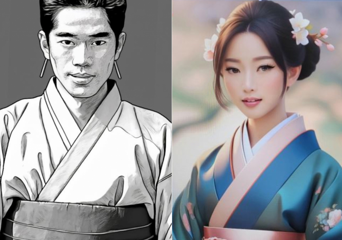 어도비 포토샵 생성형 이미지에 'Hanbok'을 검색한 결과 /사진제공=서경덕 교수