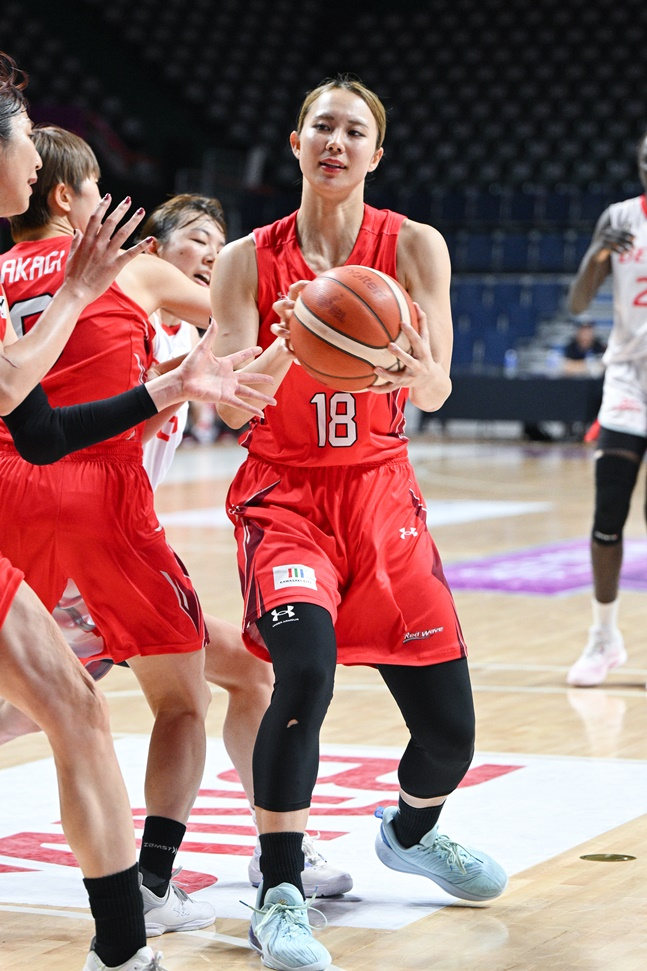 후지모토 아키. /사진=WKBL 제공
