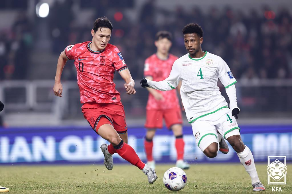 축구 국가대표팀 미드필더 박용우. /사진=대한축구협회 제공