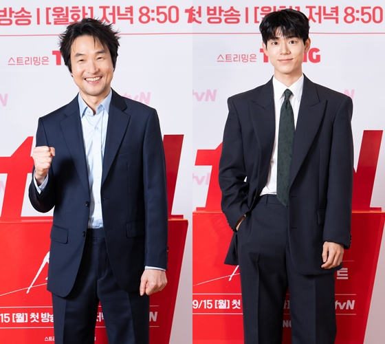 왼쪽부터 한석규, 배현성 /사진=tvN