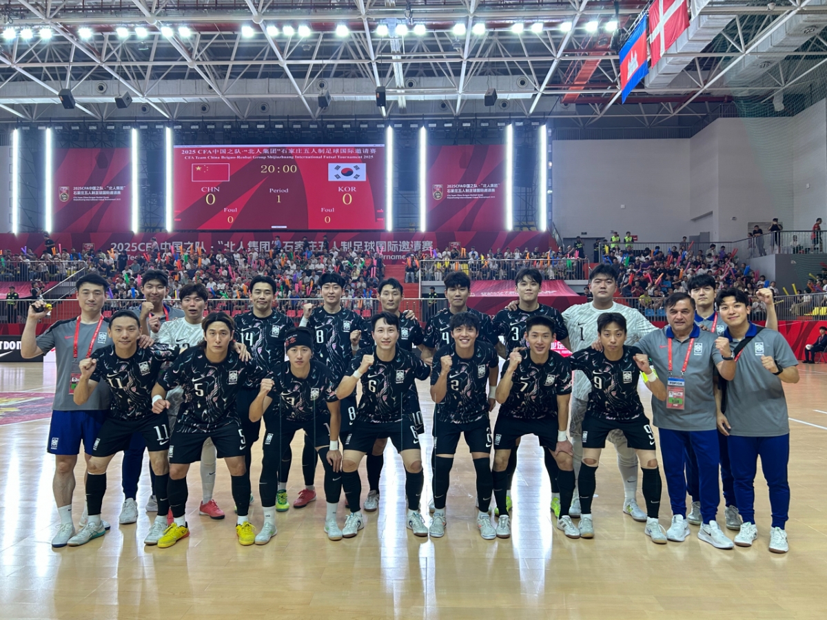 대한민국 풋살 대표팀. /사진=대한축구협회 제공