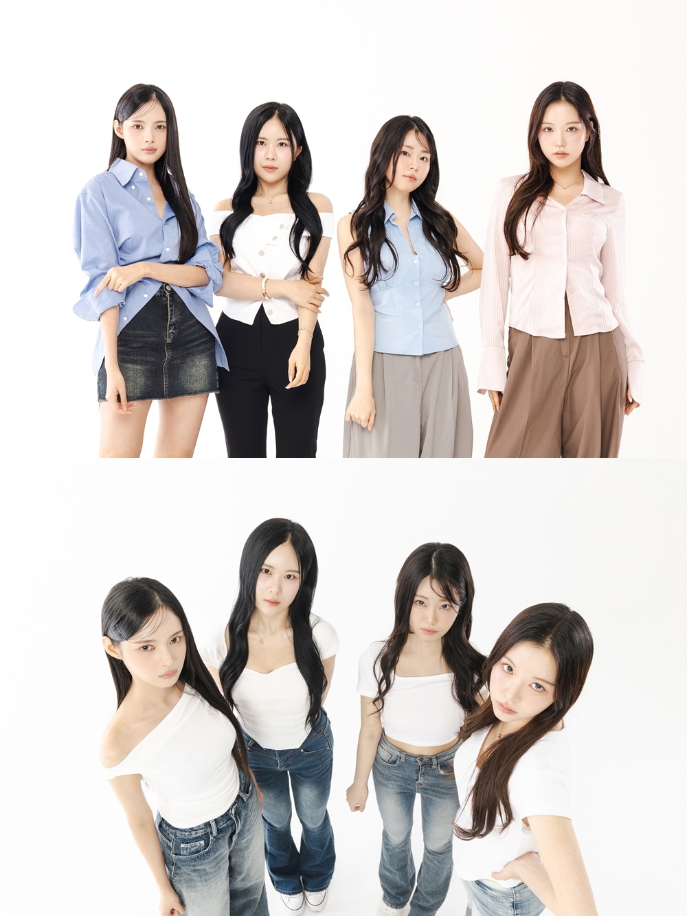 가비엔제이 5기_단체 프로필 (좌측부터 리엘, 루안, 예잔, 나예)/사진제공=알비더블유, DSP미디어