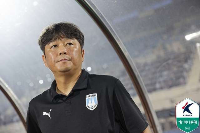 조성용 천안시티 감독대행. /사진=한국프로축구연맹 제공