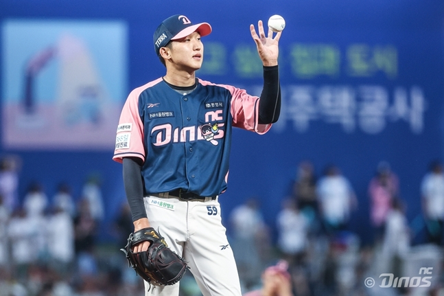 지난 7일 선발 등판한 구창모. /사진=NC 다이노스