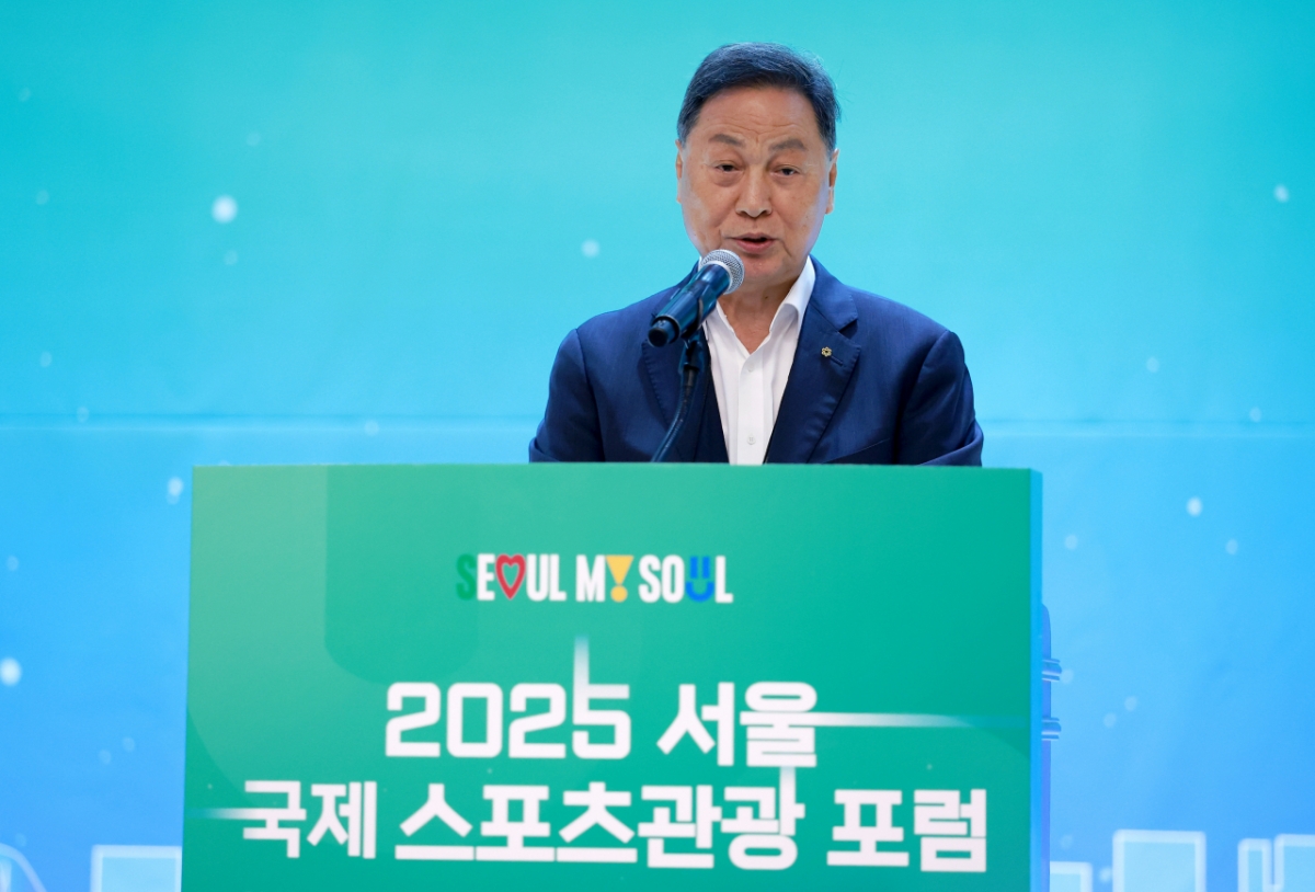 강태선 서울특별시체육회장. /사진=서울특별시체육회 제공