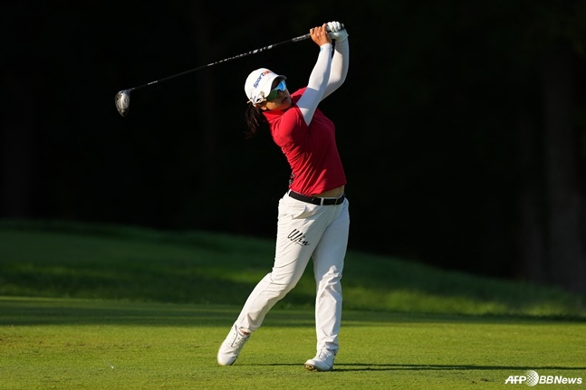 미국 오하이오주 해밀턴 타운십 TPC 리버스벤드(파72)에서 열린 미국여자프로골프(LPGA) 투어 크로거 퀸 시티 챔피언십에 출전한 김세영. /AFPBBNews=뉴스1