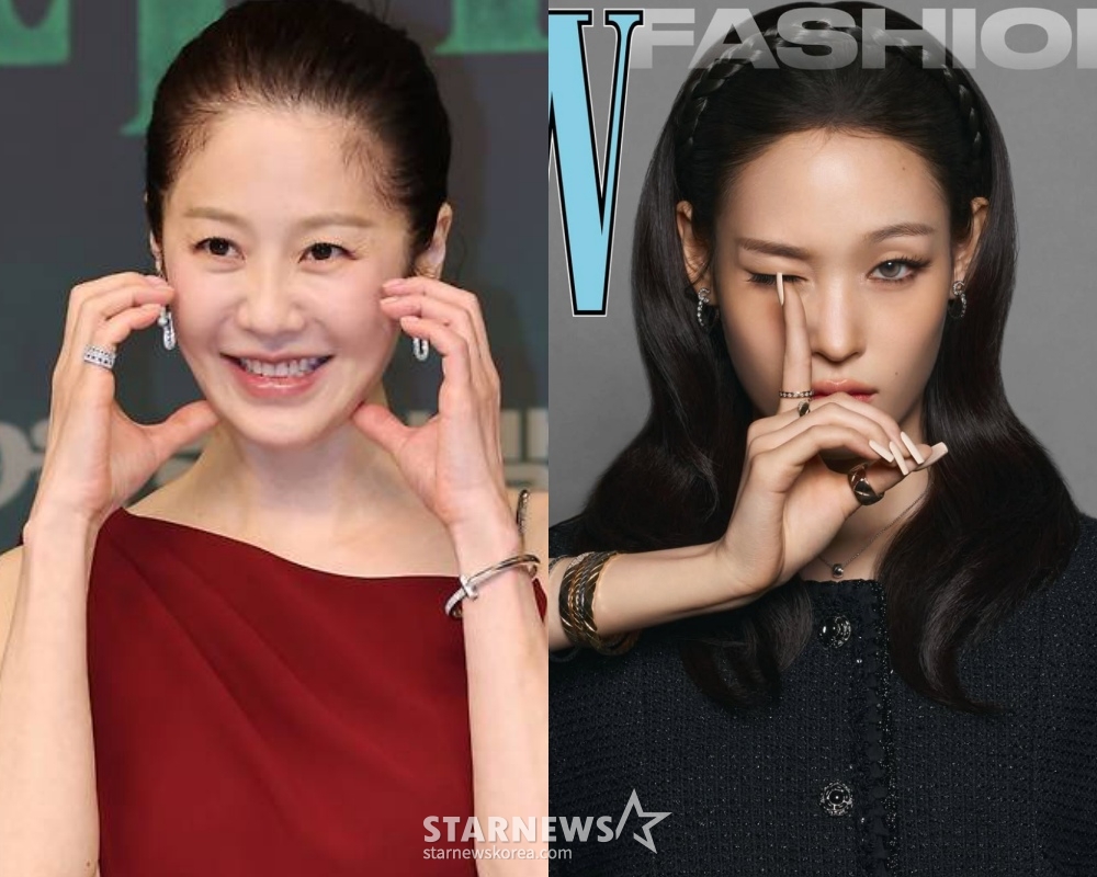 배우 고현정(왼쪽), 올데이 프로젝트 애니 /사진=스타뉴스, W 코리아