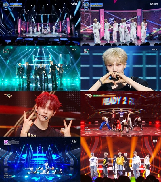 /사진=Mnet '엠카운트다운', KBS 2TV '뮤직뱅크', MBC '쇼! 음악중심', SBS '인기가요' 방송 화면 캡처