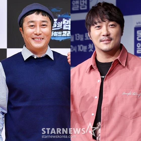 김병만(왼쪽)과 KCM /사진=스타뉴스