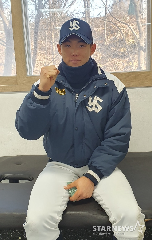 유신고 신재인이 지난해 2월 대구 윈터리그에서 스타뉴스와 만나 인터뷰에 응했다. /사진=김동윤 기자