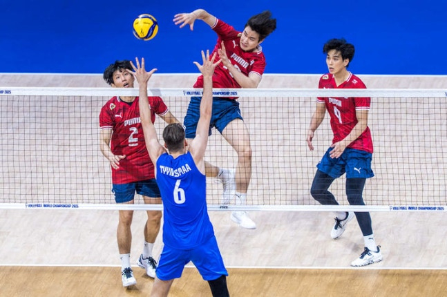 한국-핀란드 경기 모습. /사진=FIVB 제공
