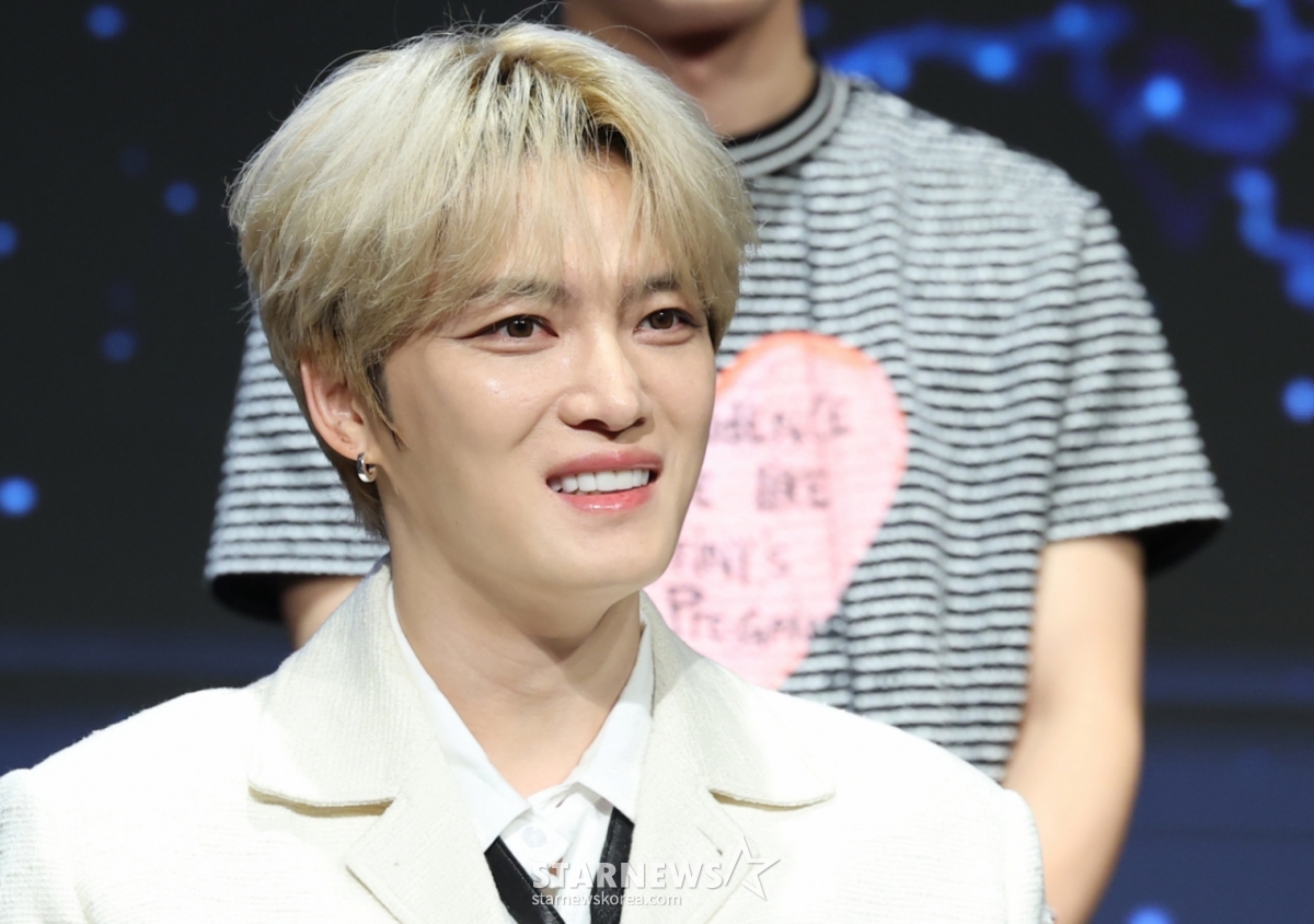 (서울=뉴스1) 권현진 기자 = 가수 김재중이 16일 서울 구로구 디큐브시티 더세인트에서 열린 K-POP 월드 스케일 데뷔 프로젝트 Mnet '보이즈 2 플래닛(BOYS II PLANET )' 제작발표회에 참석해 미소를 짓고 있다. 2025.7.16/뉴스1 Copyright © 뉴스1. All rights reserved. 무단 전재 및 재배포, AI학습 이용 금지. /사진=(서울=뉴스1) 권현진 기자