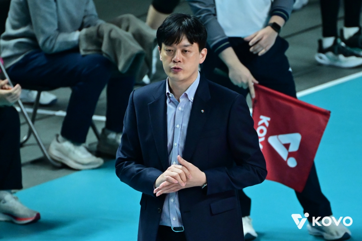 이영택 GS칼텍스 감독. /사진=한국배구연맹(KOVO) 제공