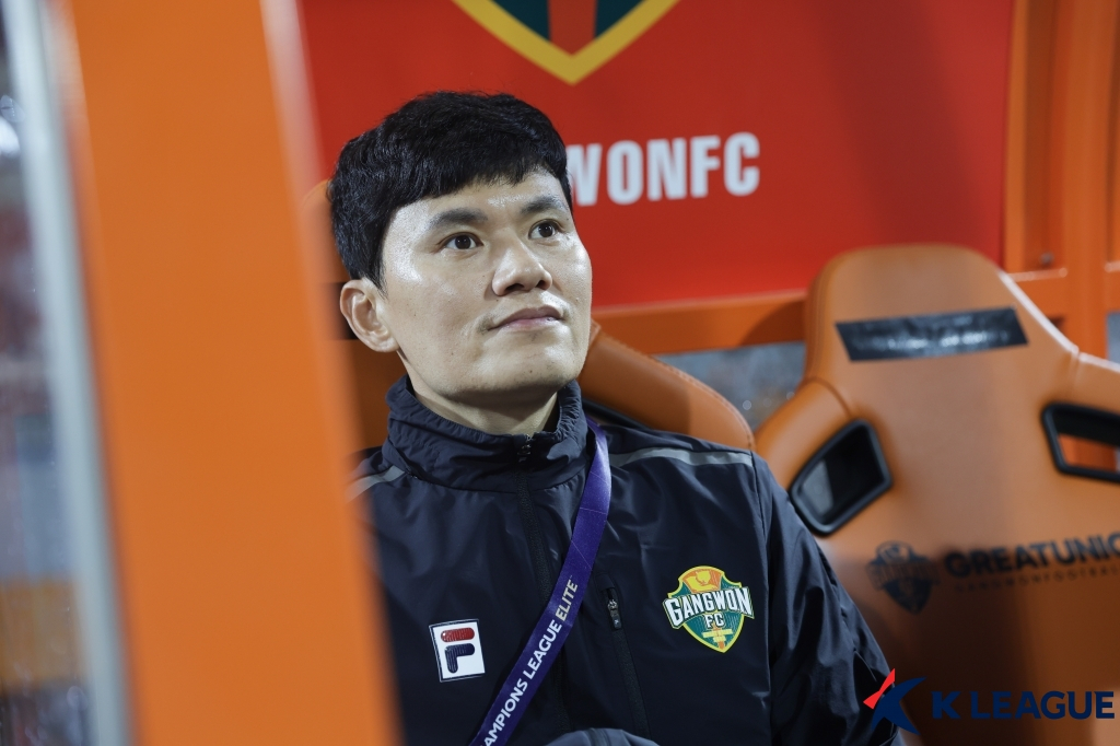정경호 강원FC 감독. /사진=한국프로축구연맹 제공
