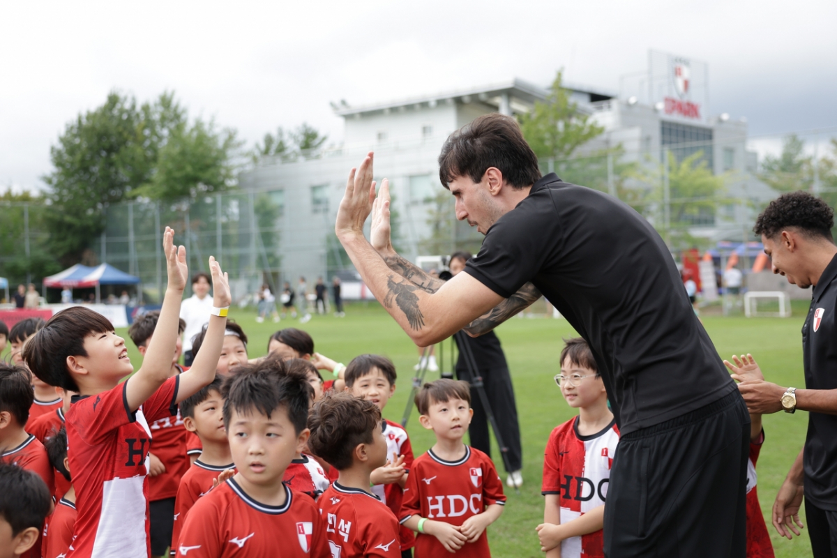 지난 20일 부산 아이파크 클럽하우스에서 진행된 K리그 퓨처스 축구 페스티벌 모습. /사진=한국프로축구연맹 제공