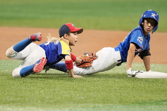 아마추어 베이스볼 위크의 유소년야구 경기 모습. /사진=KBO