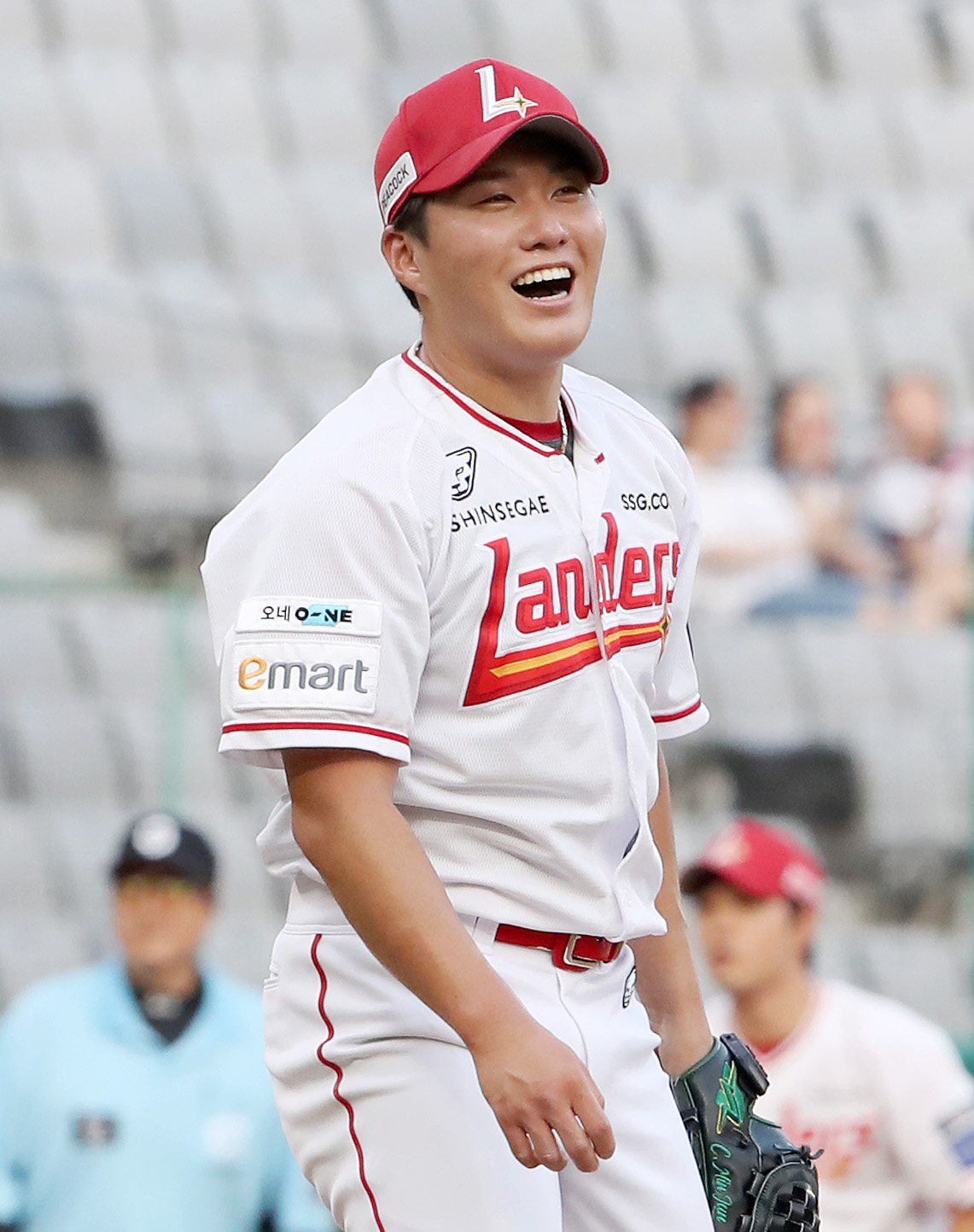 SSG 랜더스 투수 최민준. /사진=SSG 랜더스 제공