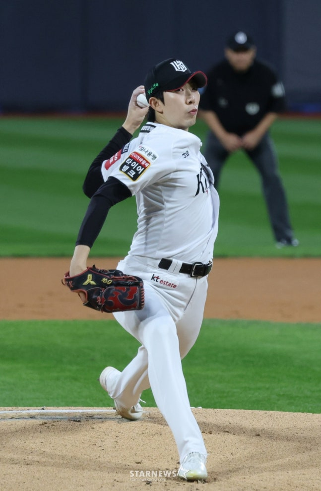 투구하는 오원석. /사진=김진경 대기자