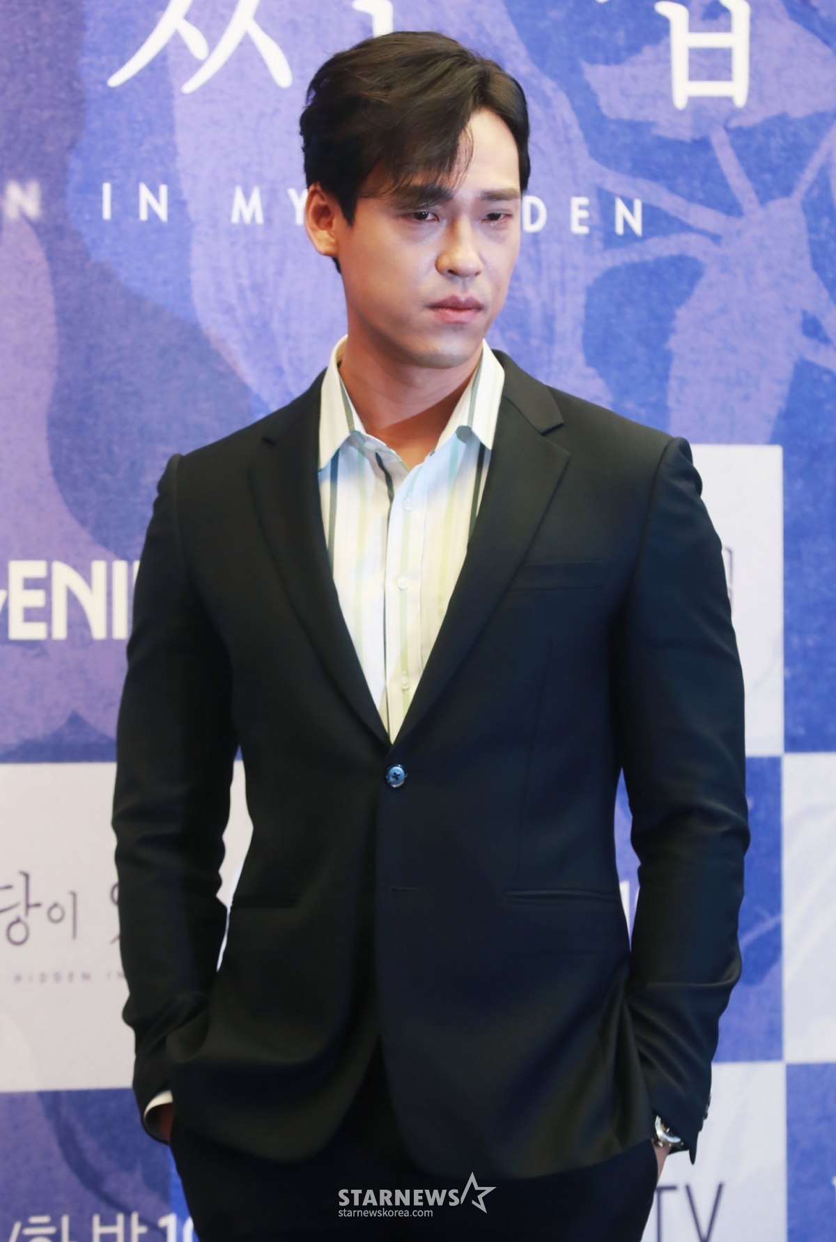 배우 최재림이 19일 오후 서울 마포구 상암동 스탠포드 호텔에서 진행된 지니 TV 오리지널 시리즈 '마당이 있는 집' 제작발표회에 참석해 포즈를 취하고 있다. /2023.06.19