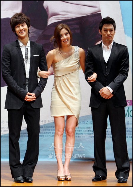 [★포토]김범-손담비-주진모 '러브라인 기대하세요'