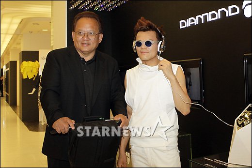 [★포토]박진영, '노엘 회장과 함께!'