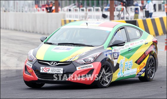 [★포토]하하, 힘이 느껴지는 코너링!