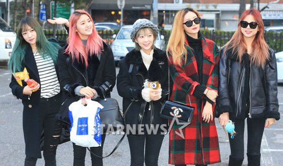 [★포토]EXID, 즐거운 출근길