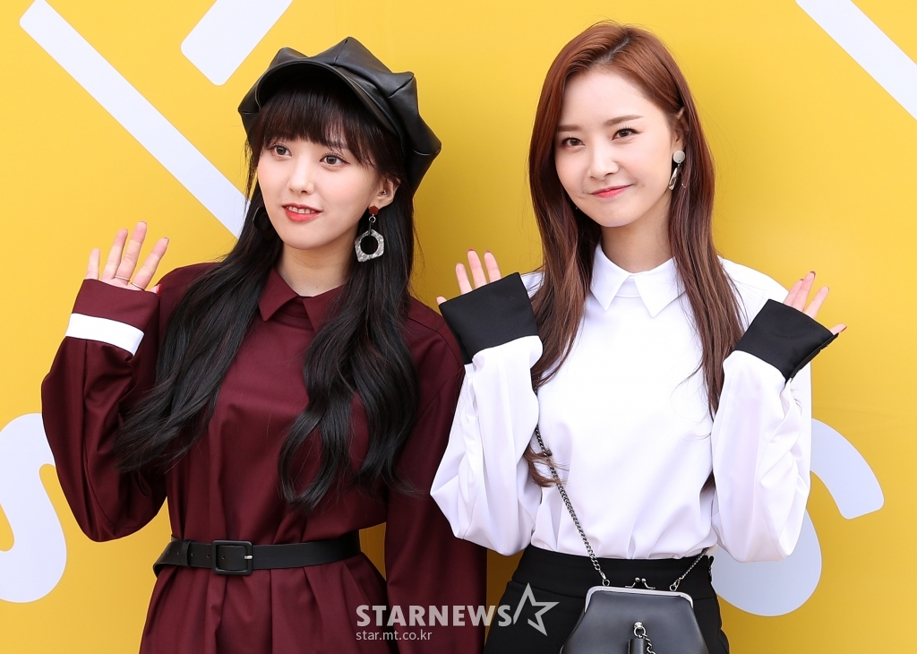 [★포토]윤조-우희, '반가워요 여러분'