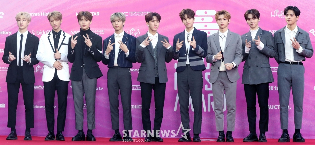 [★포토]스트레이키즈, '서울가요대상 왔어요'