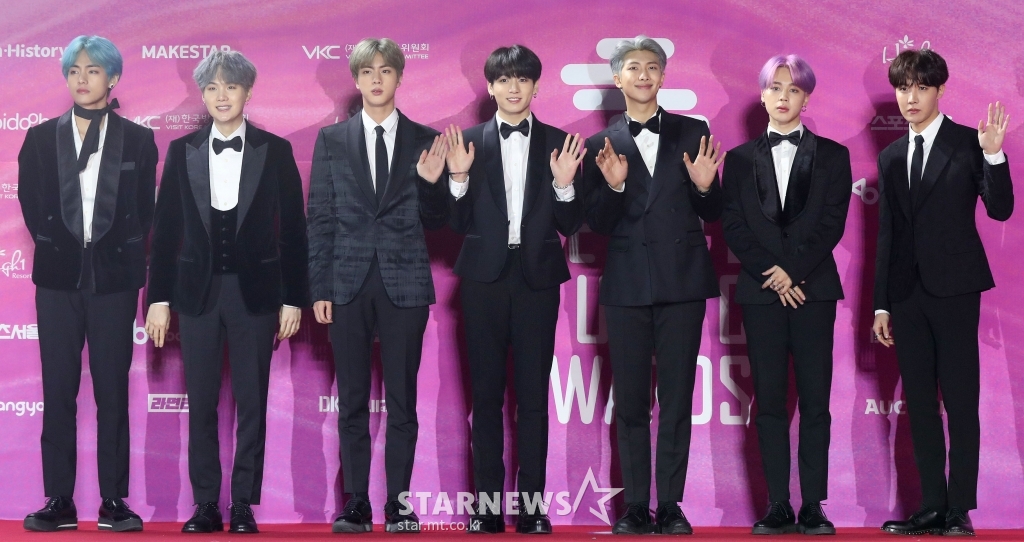 [★포토]방탄소년단, '서울가요대상 왔어요'
