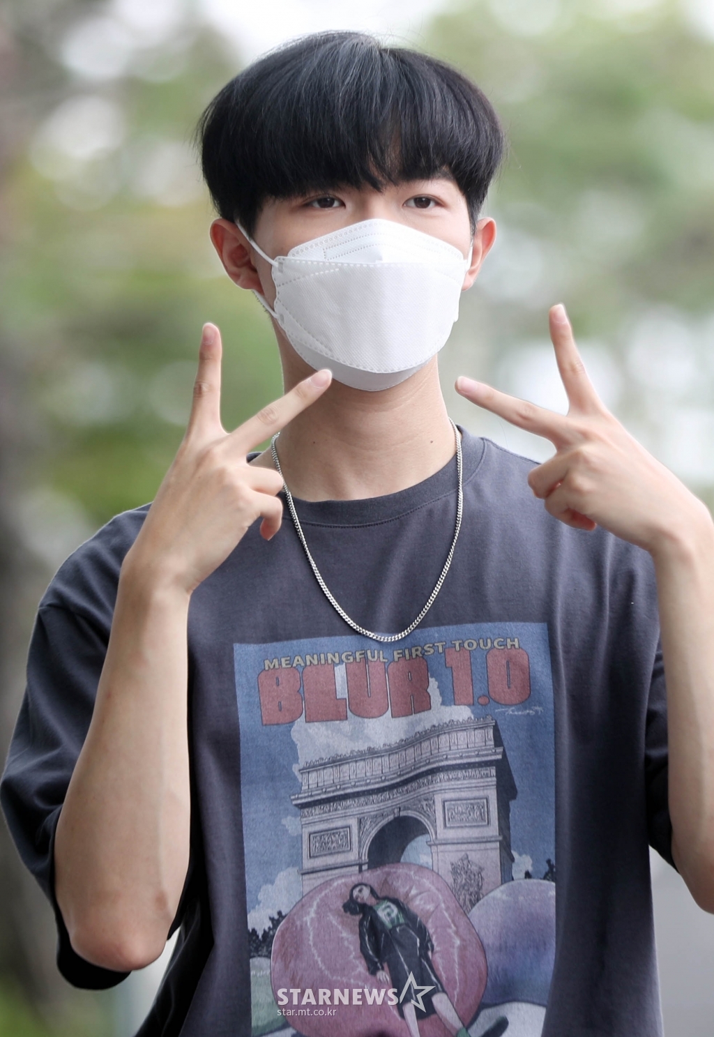 김재환 '가려도 미남이네요!' [★포토]