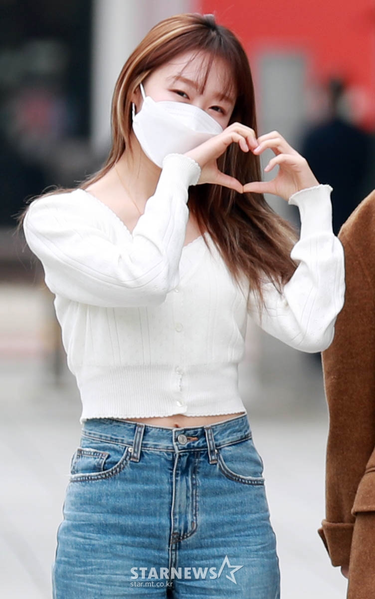 수빈 '사랑스런 인사'[★포토]