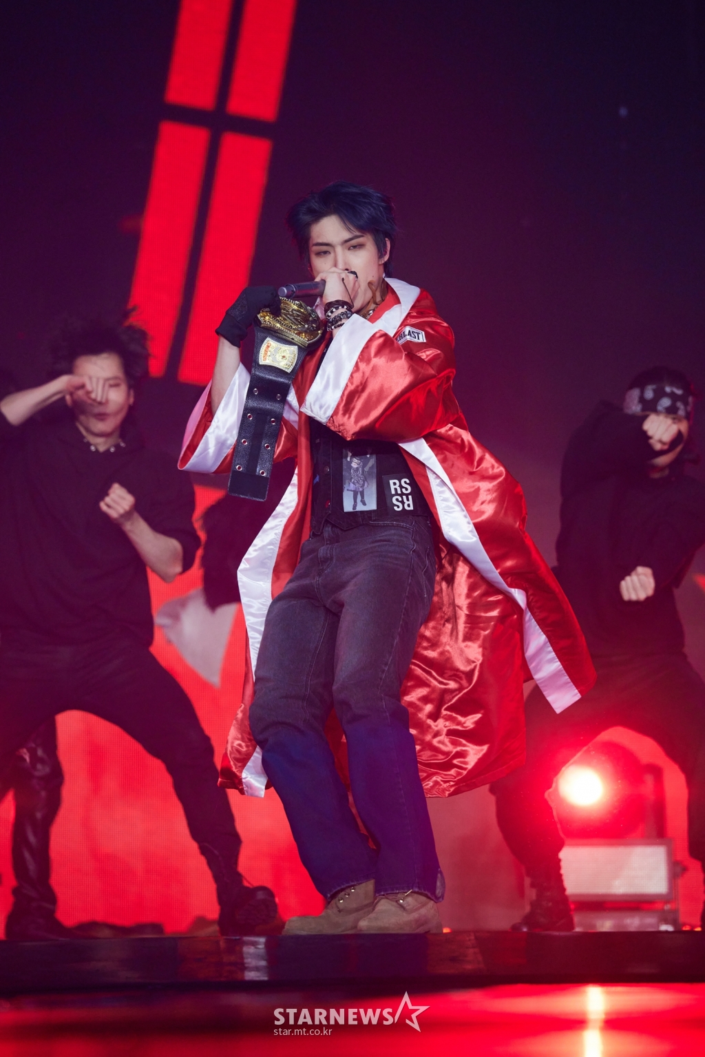 에이티즈 민기 &amp;#39;오늘은 내가 챔피언!&amp;#39;[★포토]