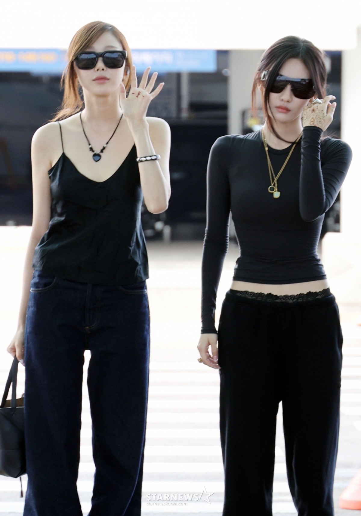 에스파 지젤-닝닝 '걸크러시'[★포토]