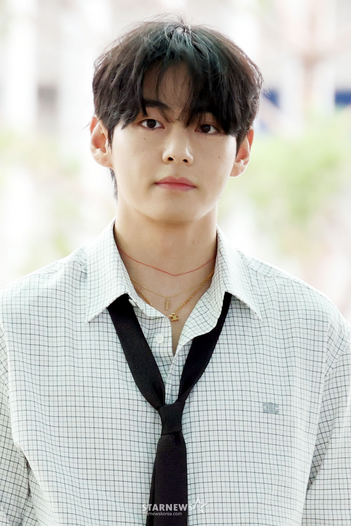 BTS 뷔 '빨강색 라인?'[★포토]