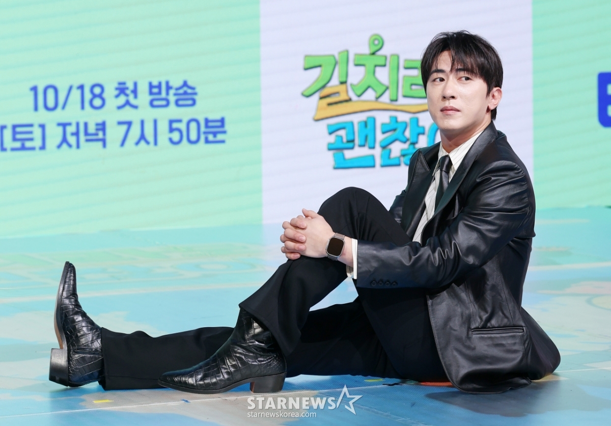 김원훈, 브랜드 대상 수상자의 여유[★포토]