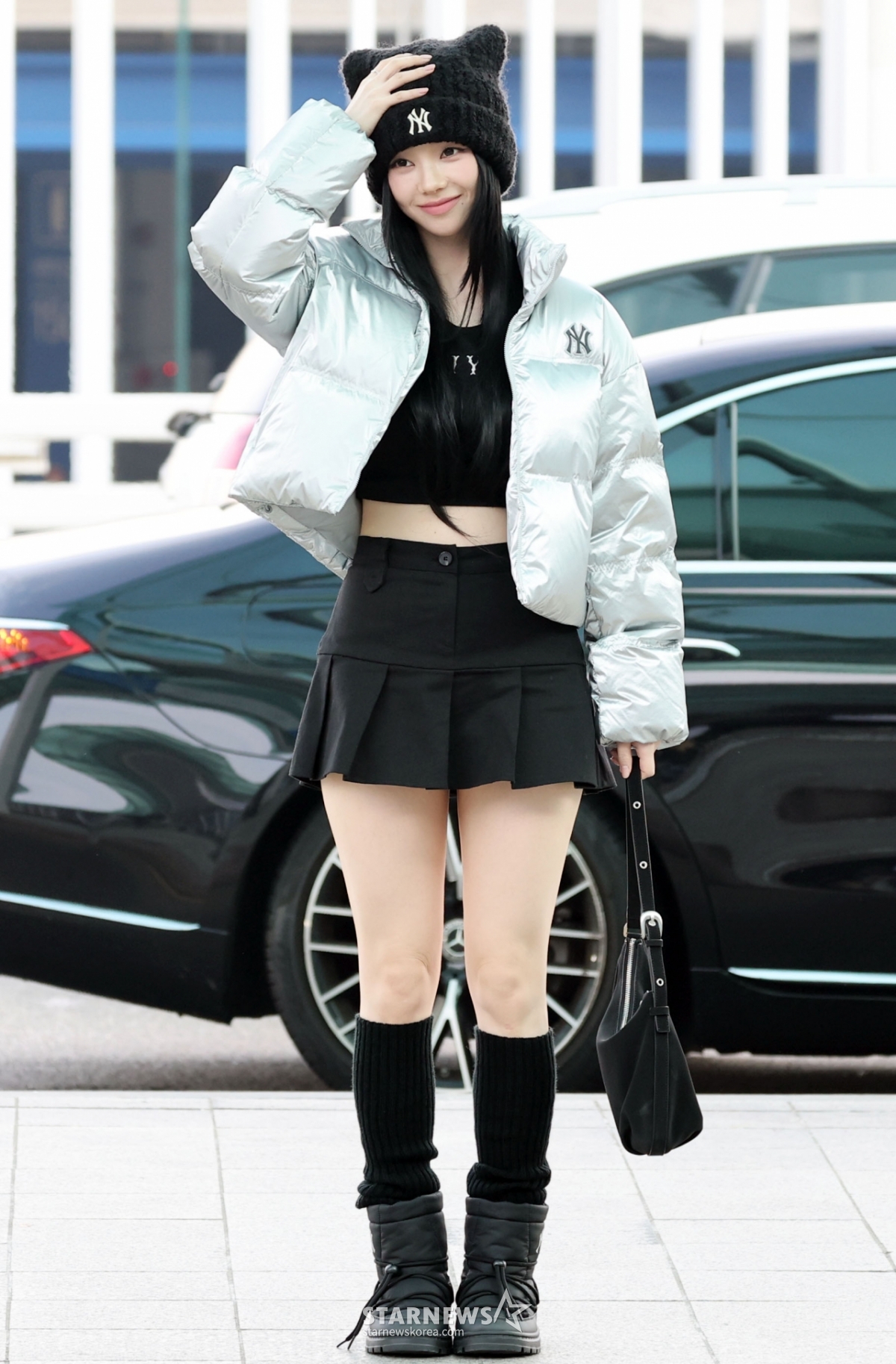 에스파 카리나 '비니가 귀여워~'[★포토]