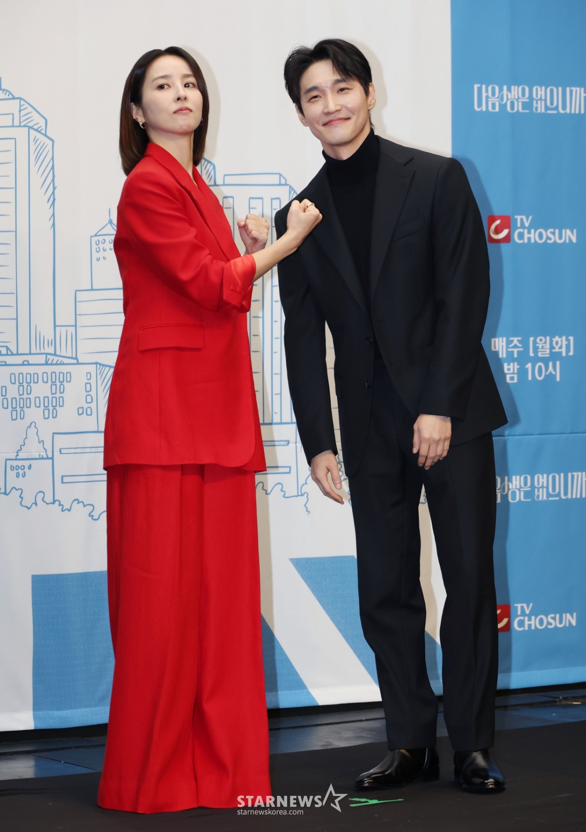 한혜진-장인섭 '포즈는 유쾌하게'[★포토]