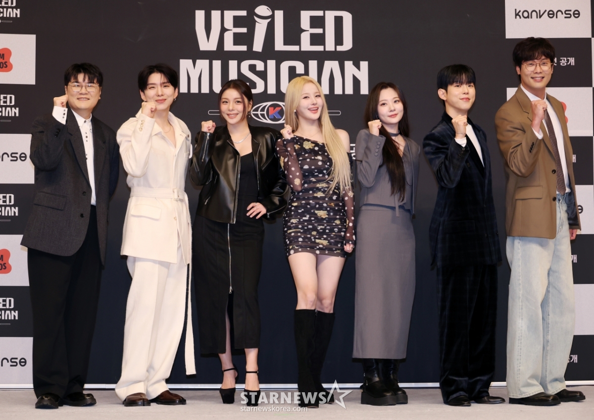 '베일드 뮤지션 화이팅'[★포토]