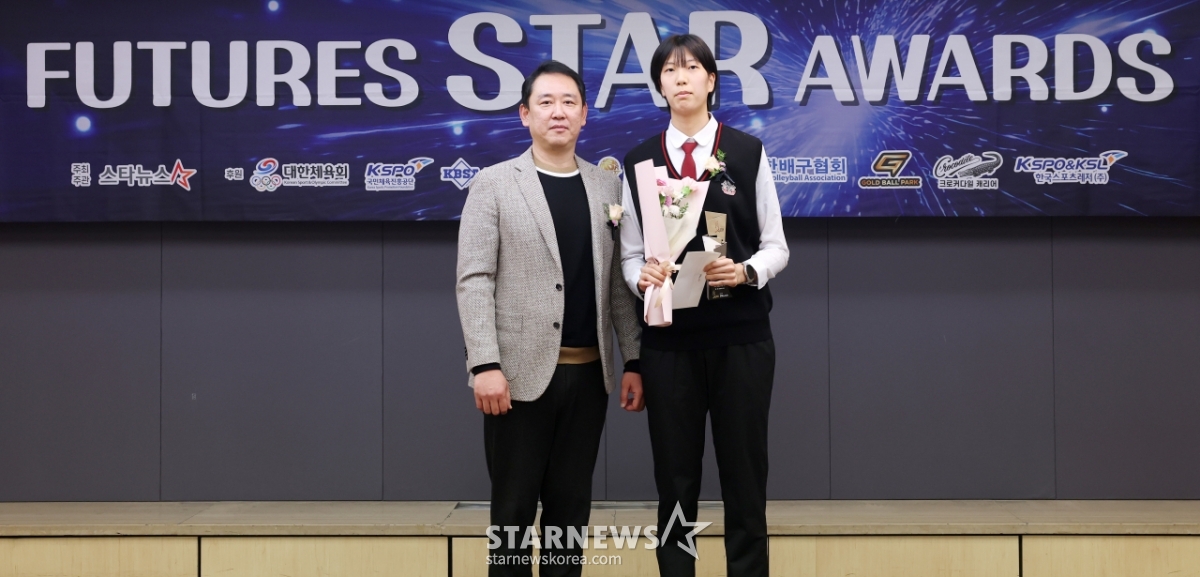 박서윤, '2025 퓨처스 스타대상' 미래스타상 수상[★포토]