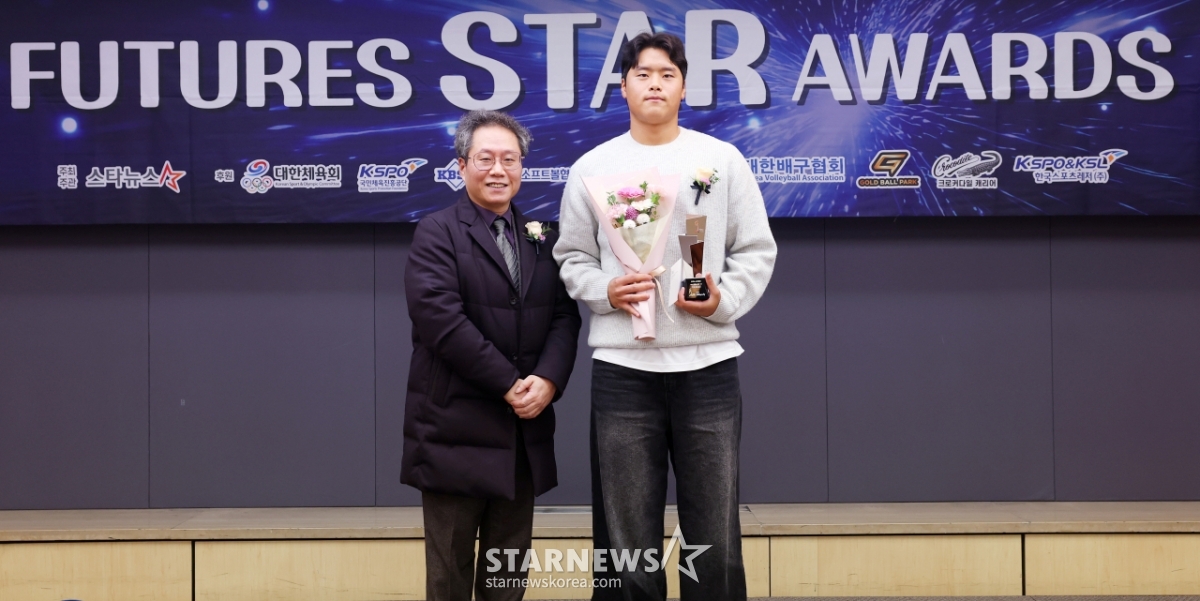 박도훈, '2025 퓨처스 스타대상' 미래스타상 수상[★포토]