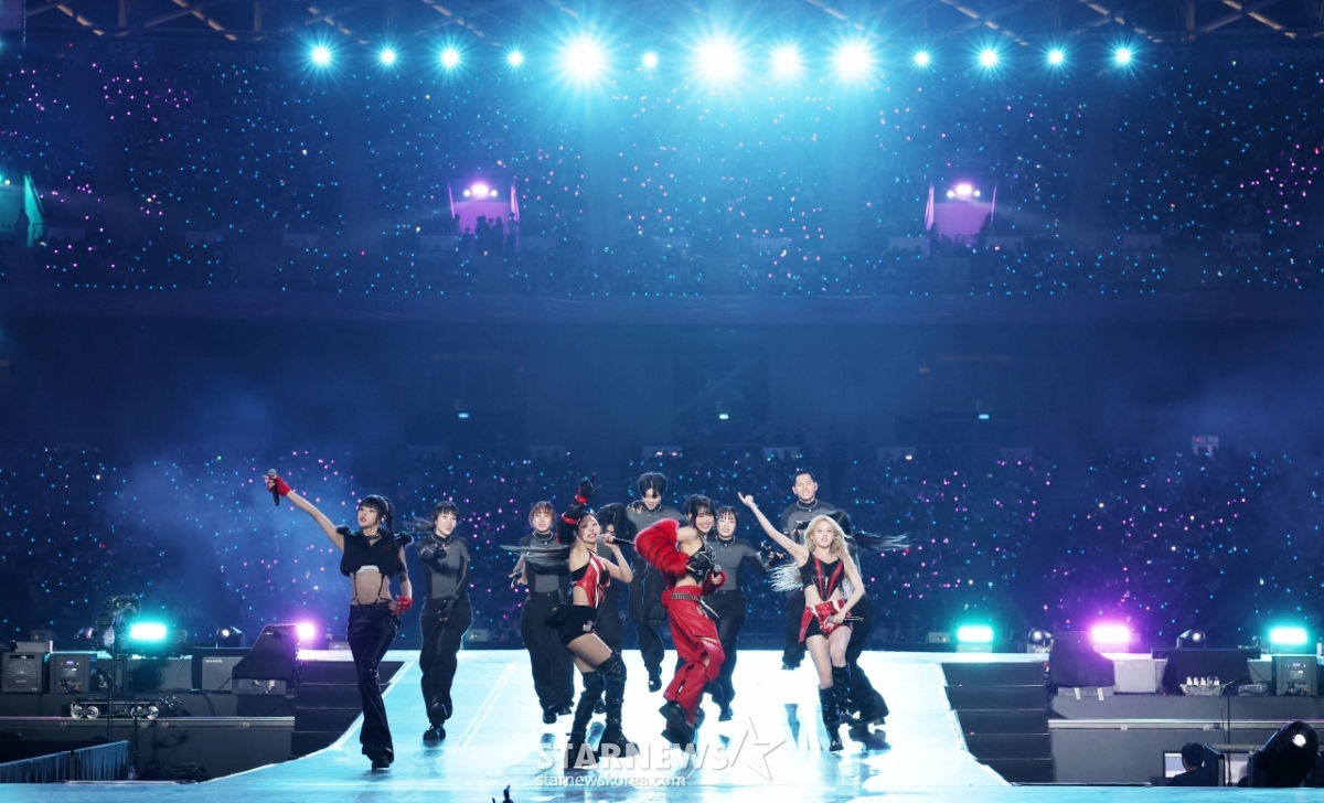 키스 오브 라이프, 가오슝 내셔널 스타디움이 들썩[★포토]