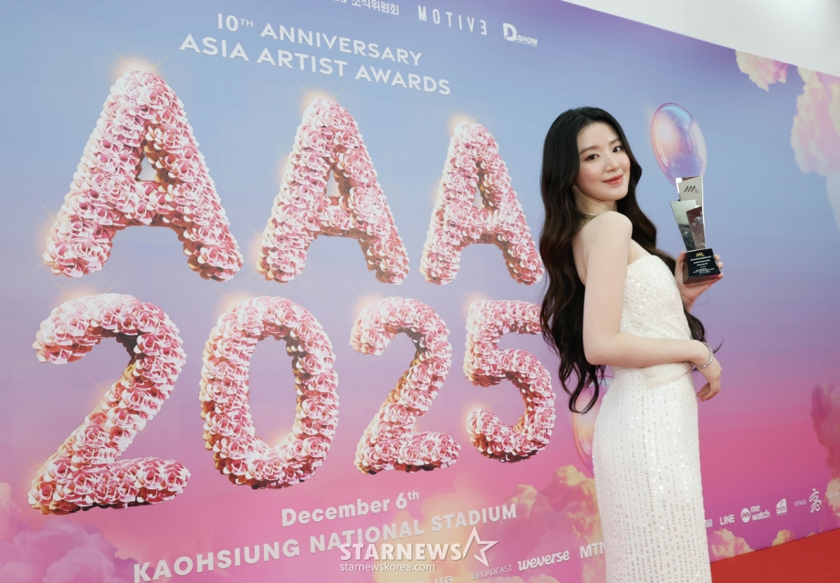 슈화 '10주년 AAA, 여신의 수상소감'[★포토]