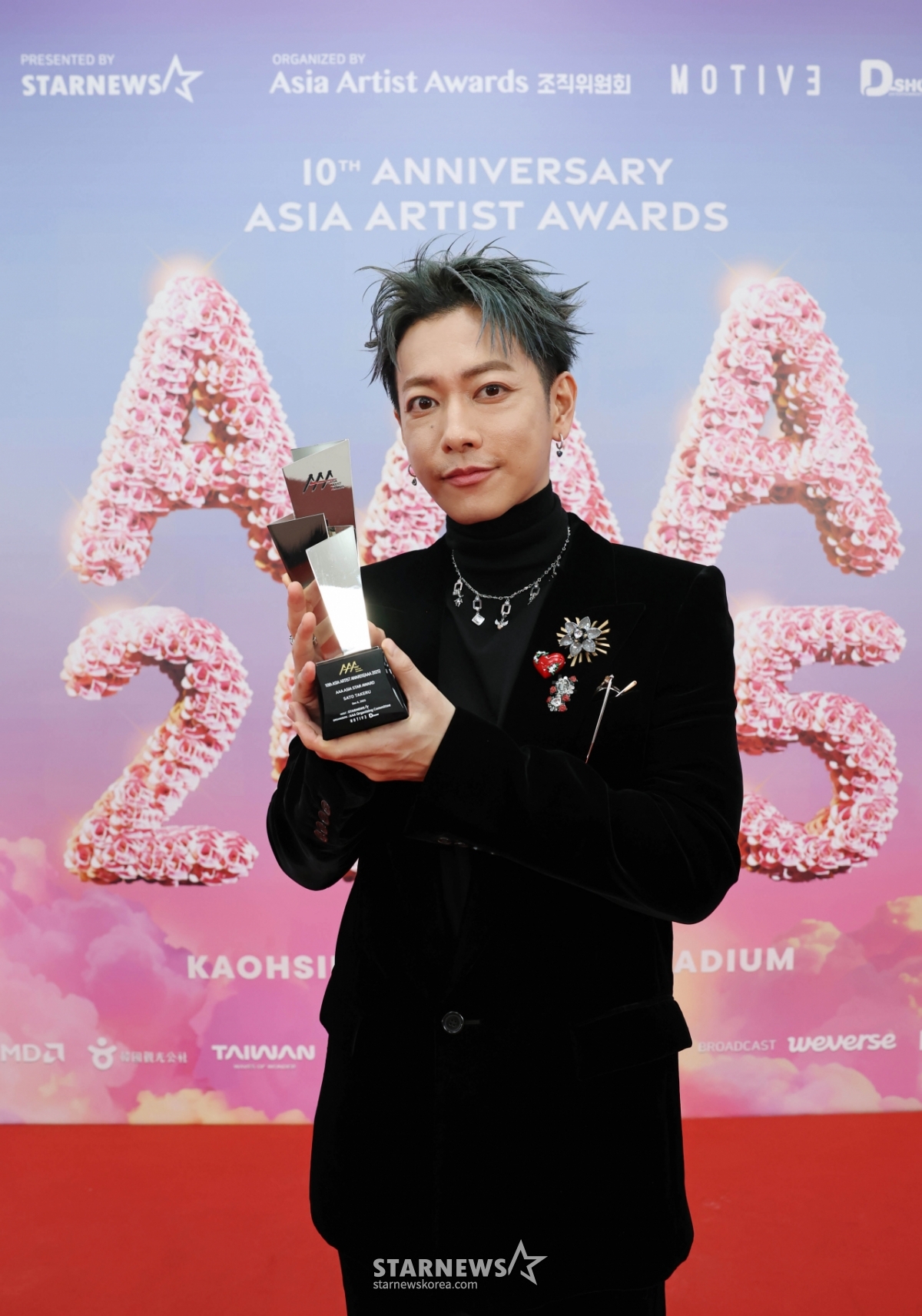 사토 타케루 'AAA 2025, 아시아스타상 수상'[★포토]