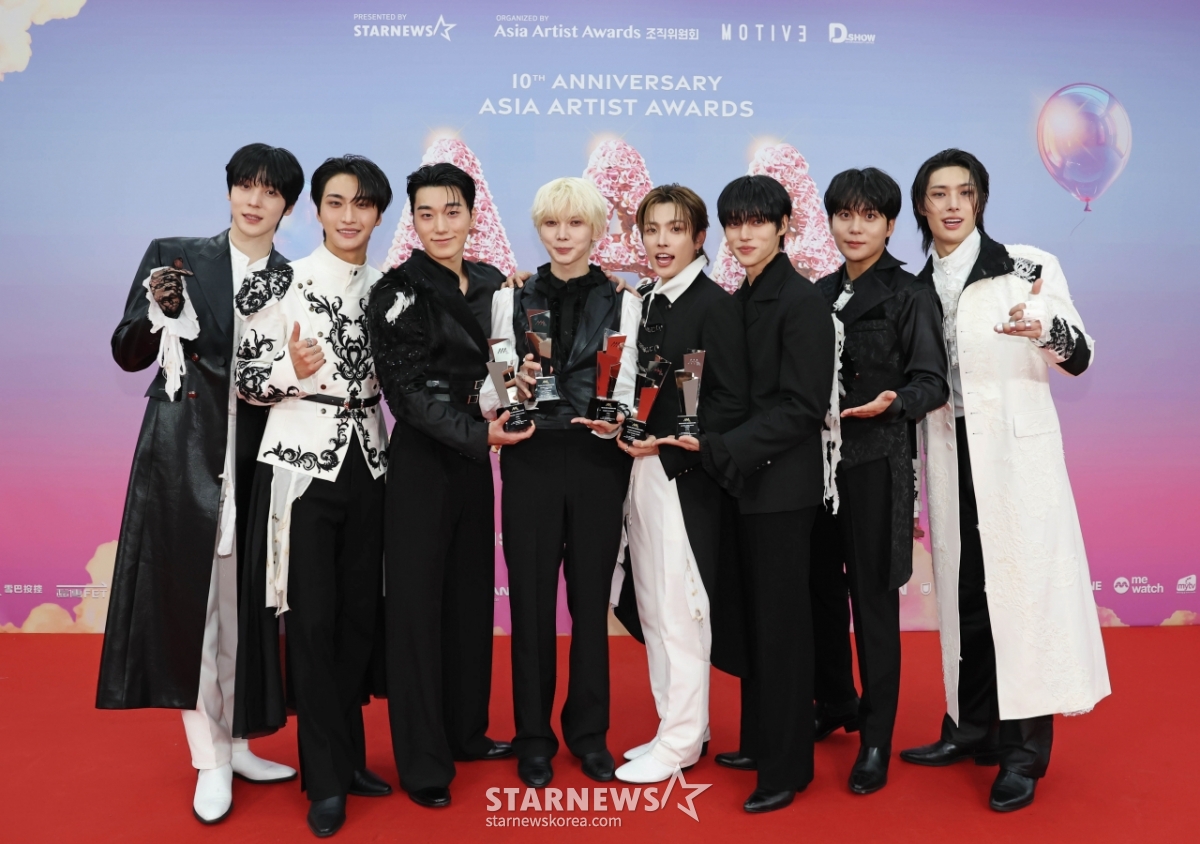 에이티즈 '10주년 AAA, 5관왕!'[★포토]