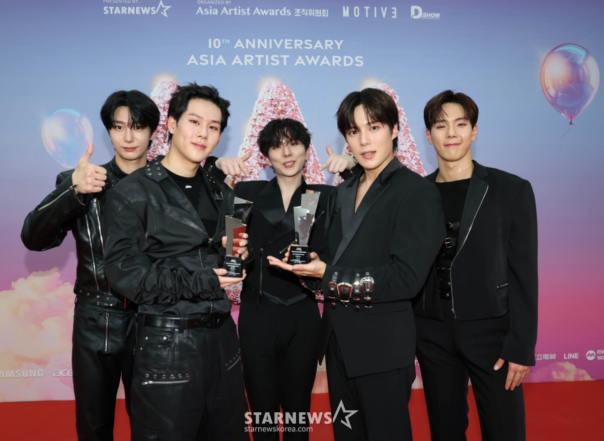 몬스타엑스 'AAA 2025, K팝의 역사!'[★포토]