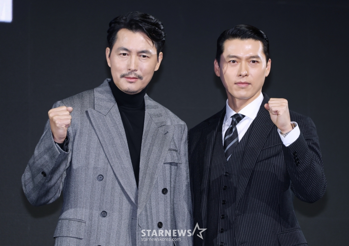 정우성-현빈 '메이드 인 코리아, 화이팅!'[★포토]