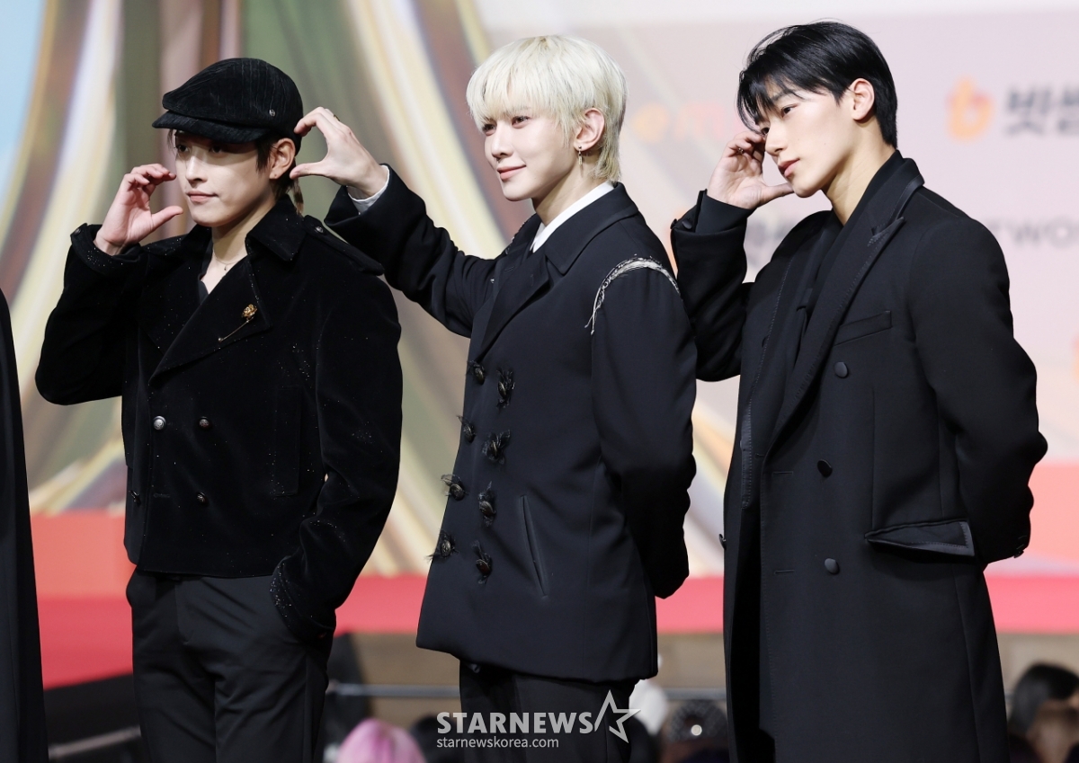 홍중-여상-산, 하트 릴레이[★포토]