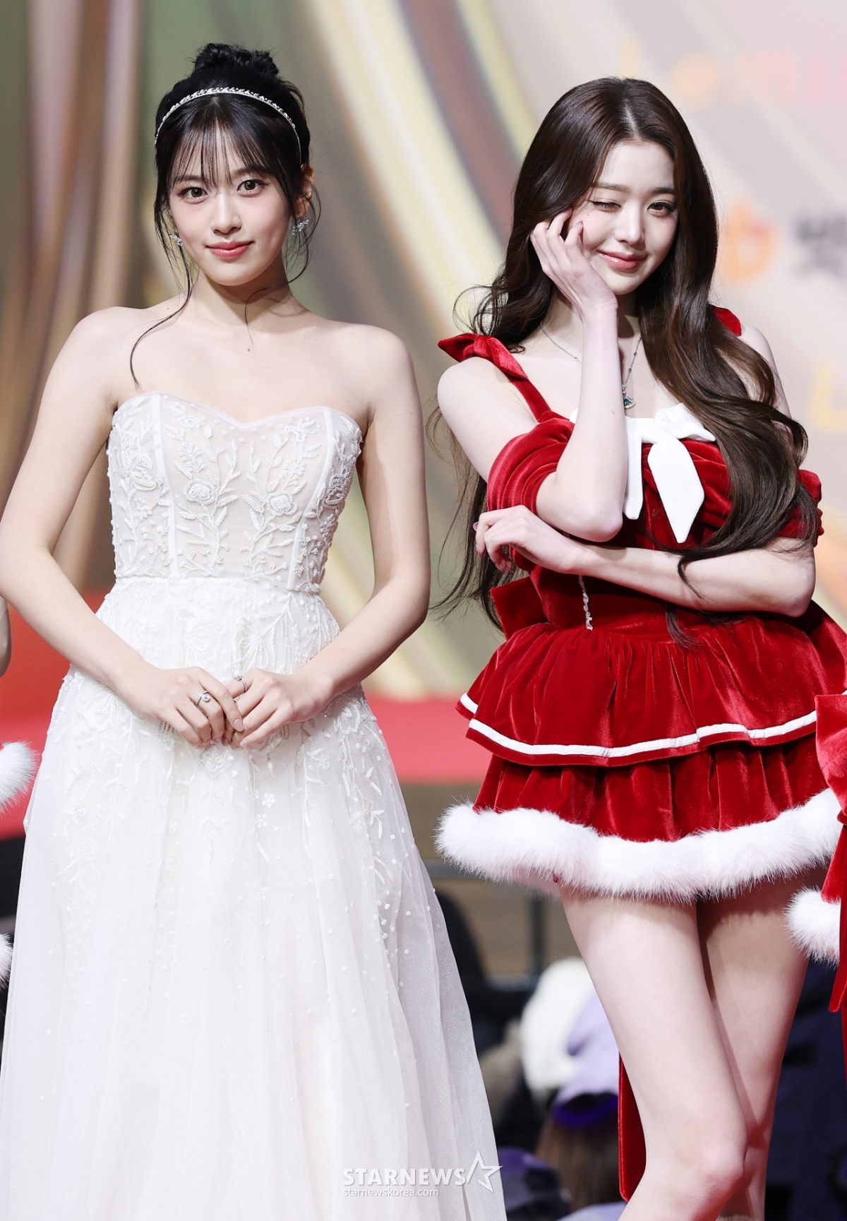 안유진-장원영, 미모 대격돌[★포토]