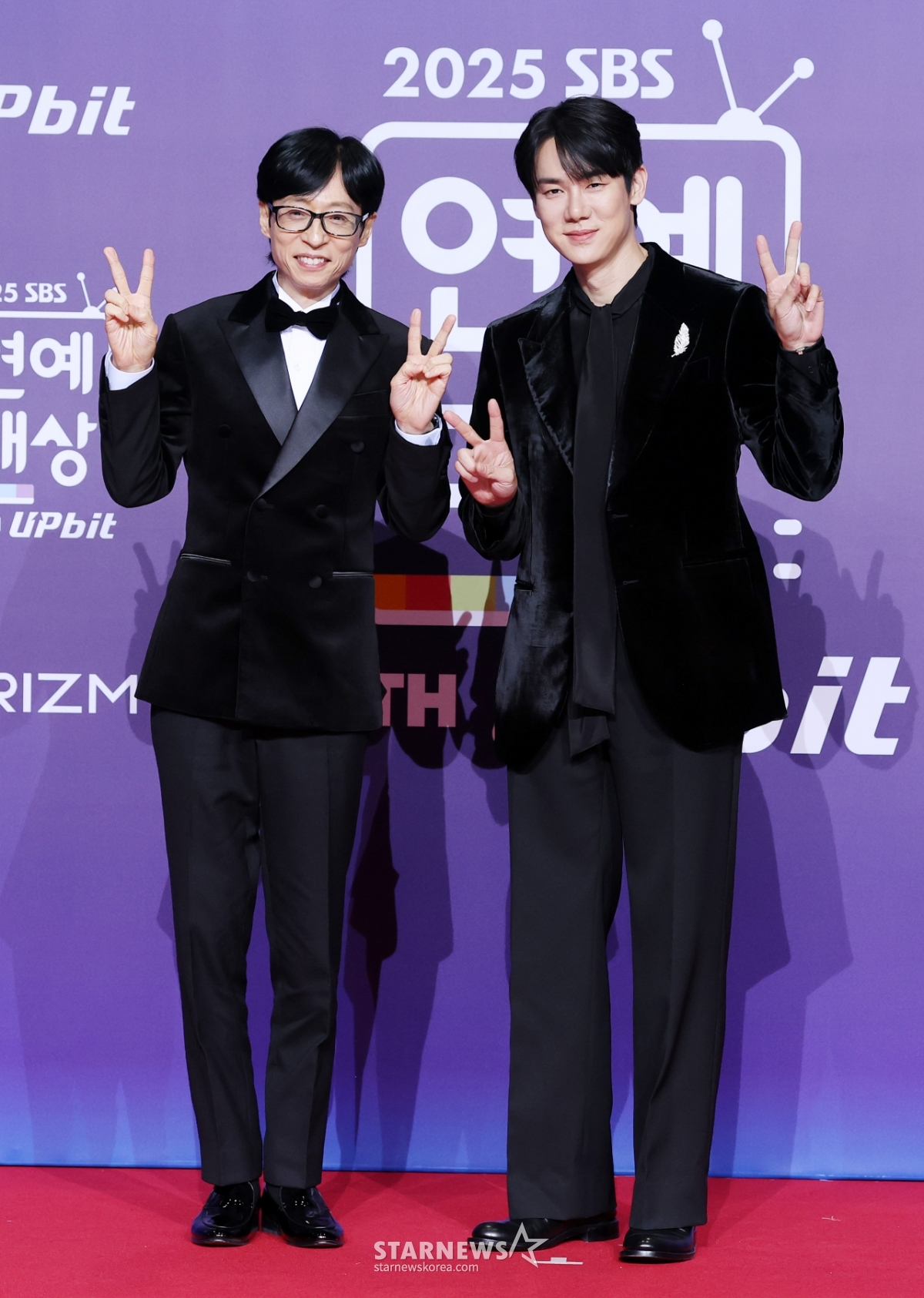 유재석-유연석, 두 남자의 벨벳 수트[★포토]